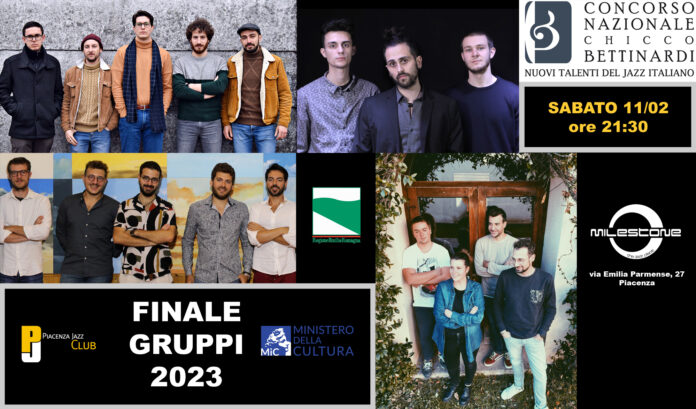Finale Gruppi Concorso Bettinardi 2023 | Piacenza Jazz Club Milestone