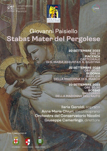 Conservatorio Nicolini Piacenza | Stabat Mater di Pergolesi: 20-23 Settembre 2023