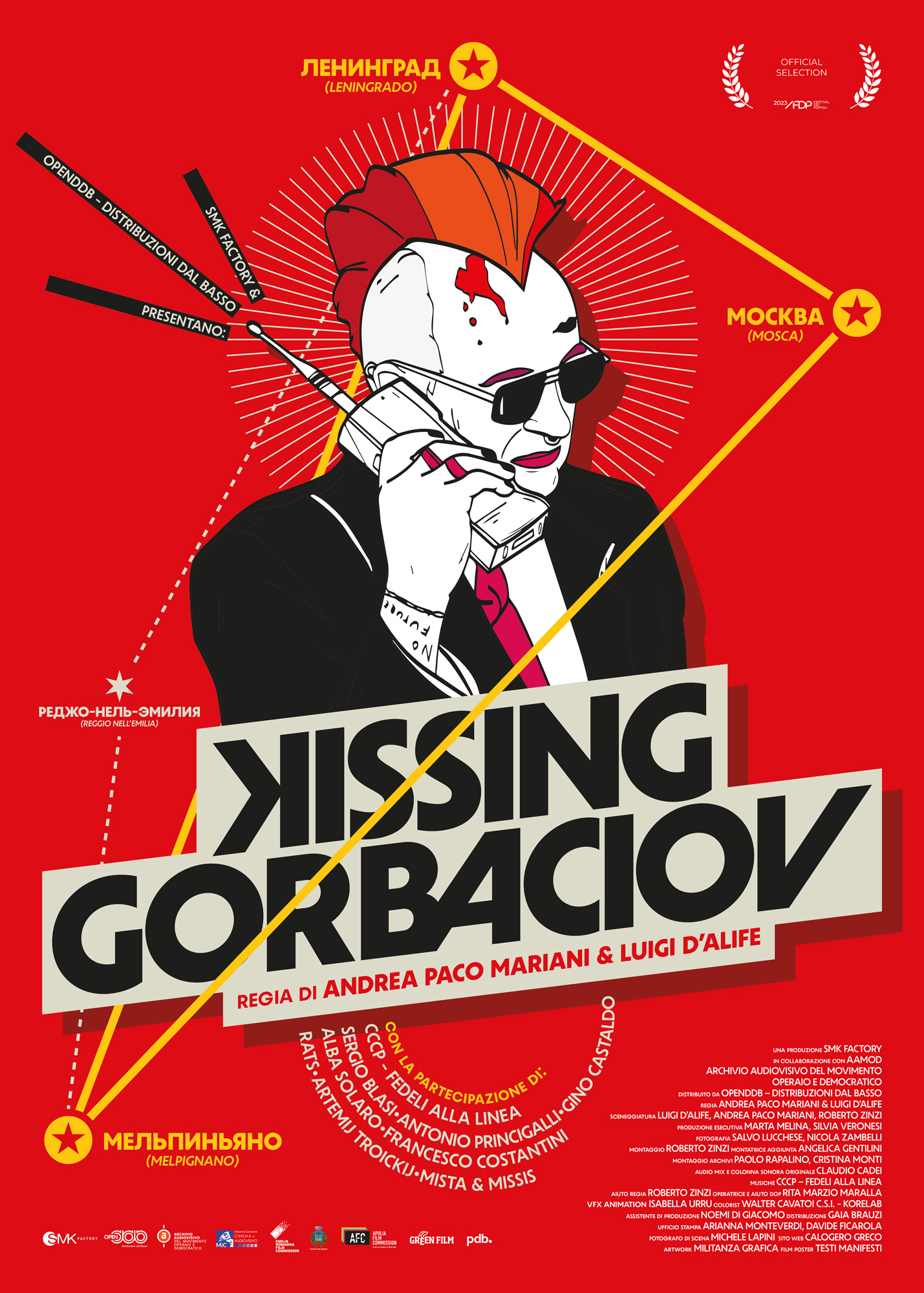 Poster Kissing Gorbaciov