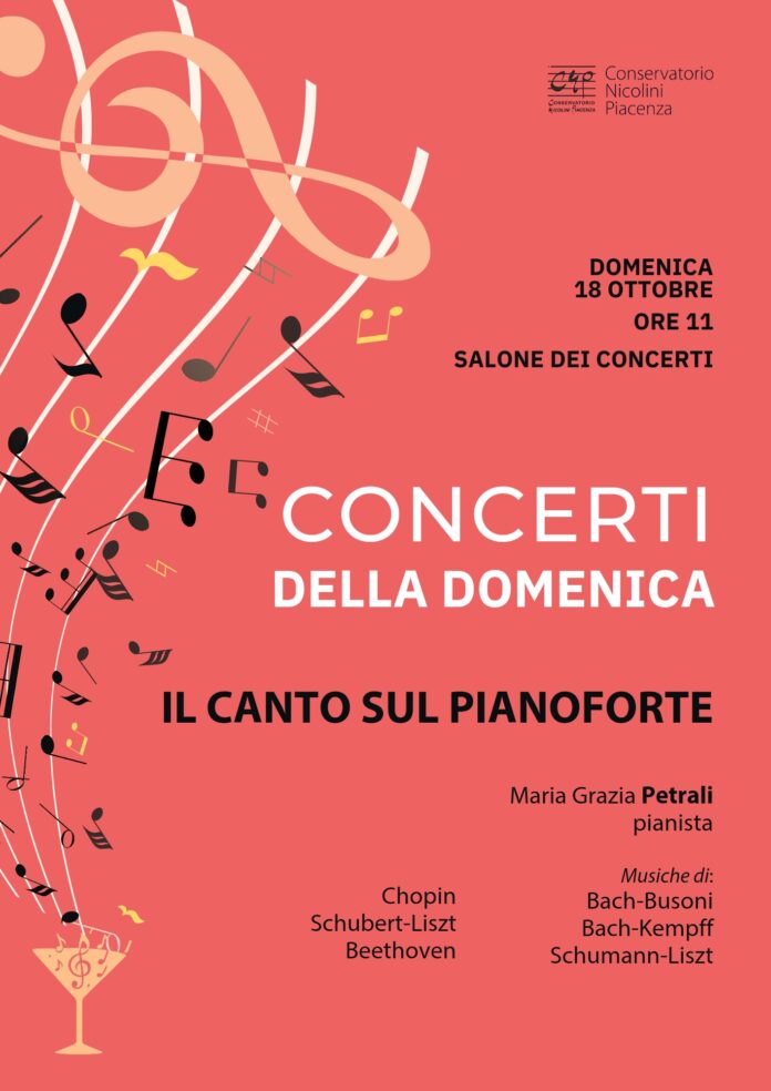 Concerti della Domenica | Conservatorio Nicolini Piacenza: Domenica 18 Ottobre 2026