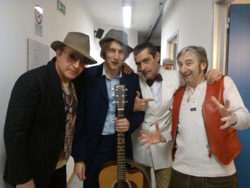 Celentaneide Band con Mel Previte, protagonisti dell'appuntamento do Venerdì 23 Ottobre al Teatro Duse di Cortemaggiore