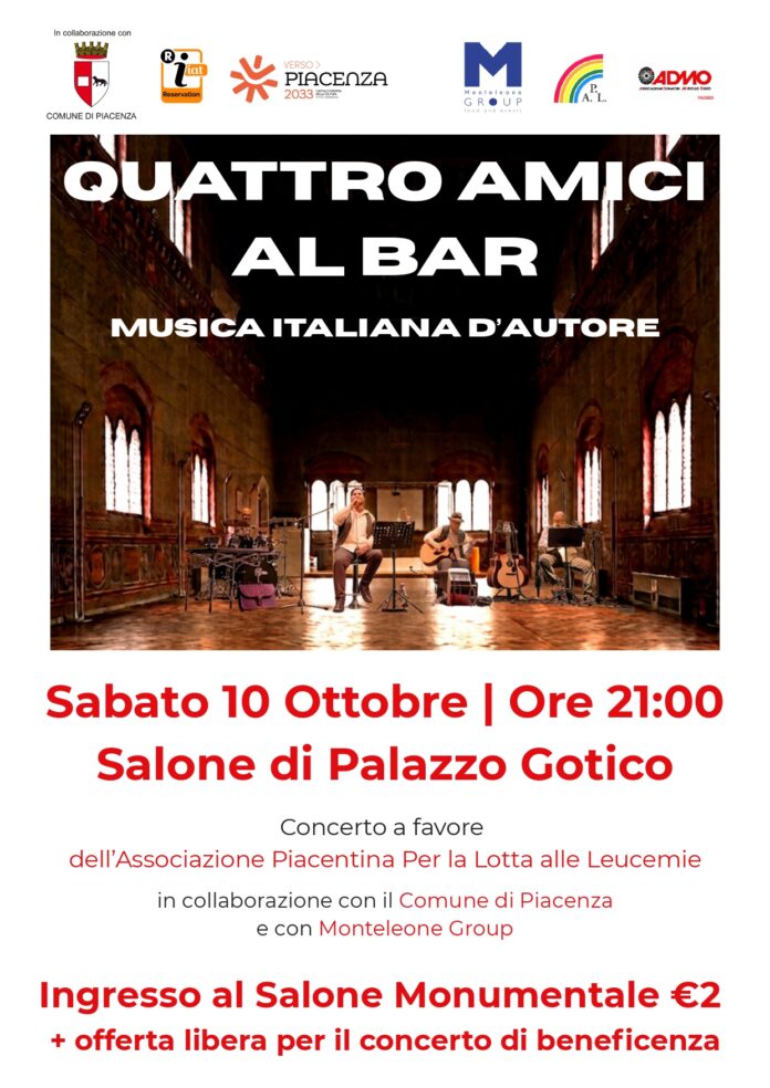 Locandina_page-0001 Concerto Benefico per Quattro Amici Al Bar | Sabato 10 Ottobre 2026